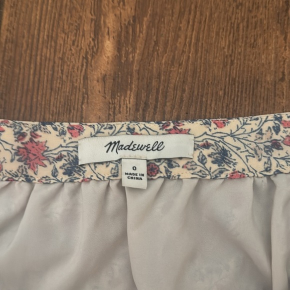 Madewell Floral High-Low skirt - Picture 3 of 5